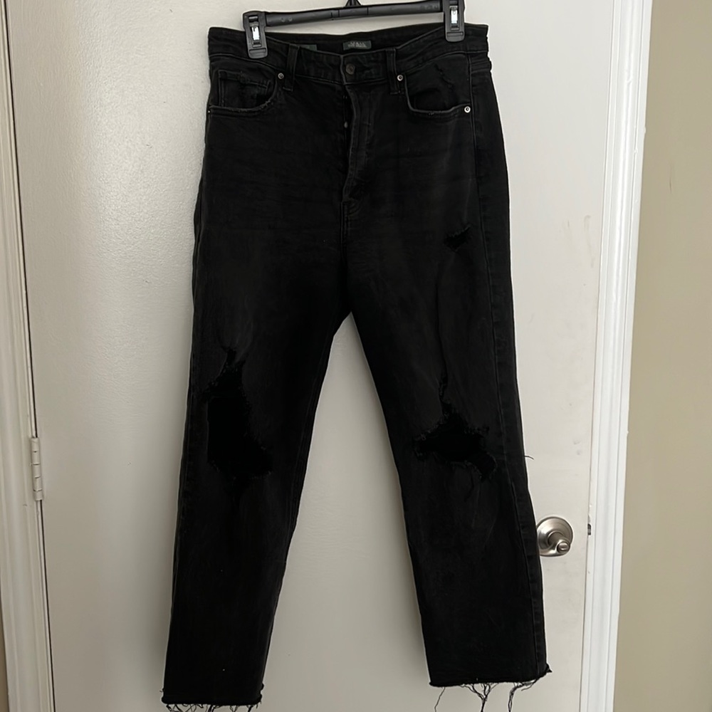 Wild Fable baggy straight legged high rise ripped jeans in Size 10